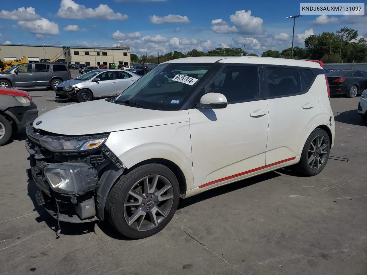 2021 Kia Soul Gt Line VIN: KNDJ63AUXM7131097 Lot: 69857874