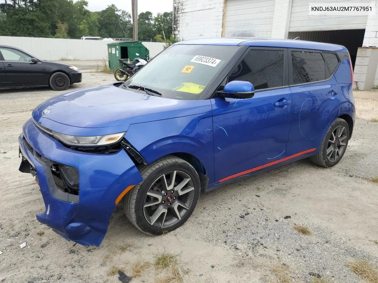 2021 Kia Soul Gt Line VIN: KNDJ63AU2M7767951 Lot: 69923374