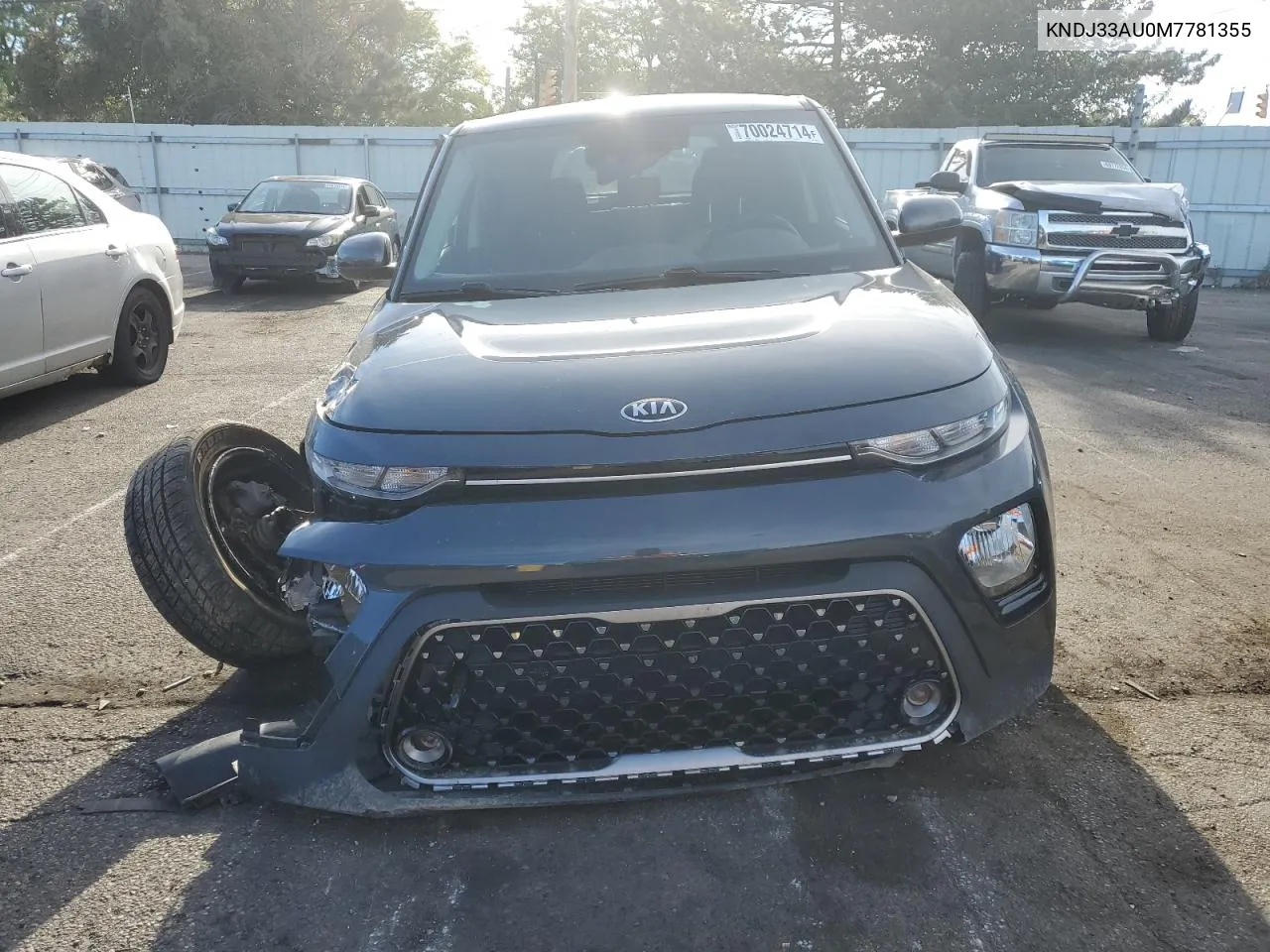 2021 Kia Soul Ex VIN: KNDJ33AU0M7781355 Lot: 70024714