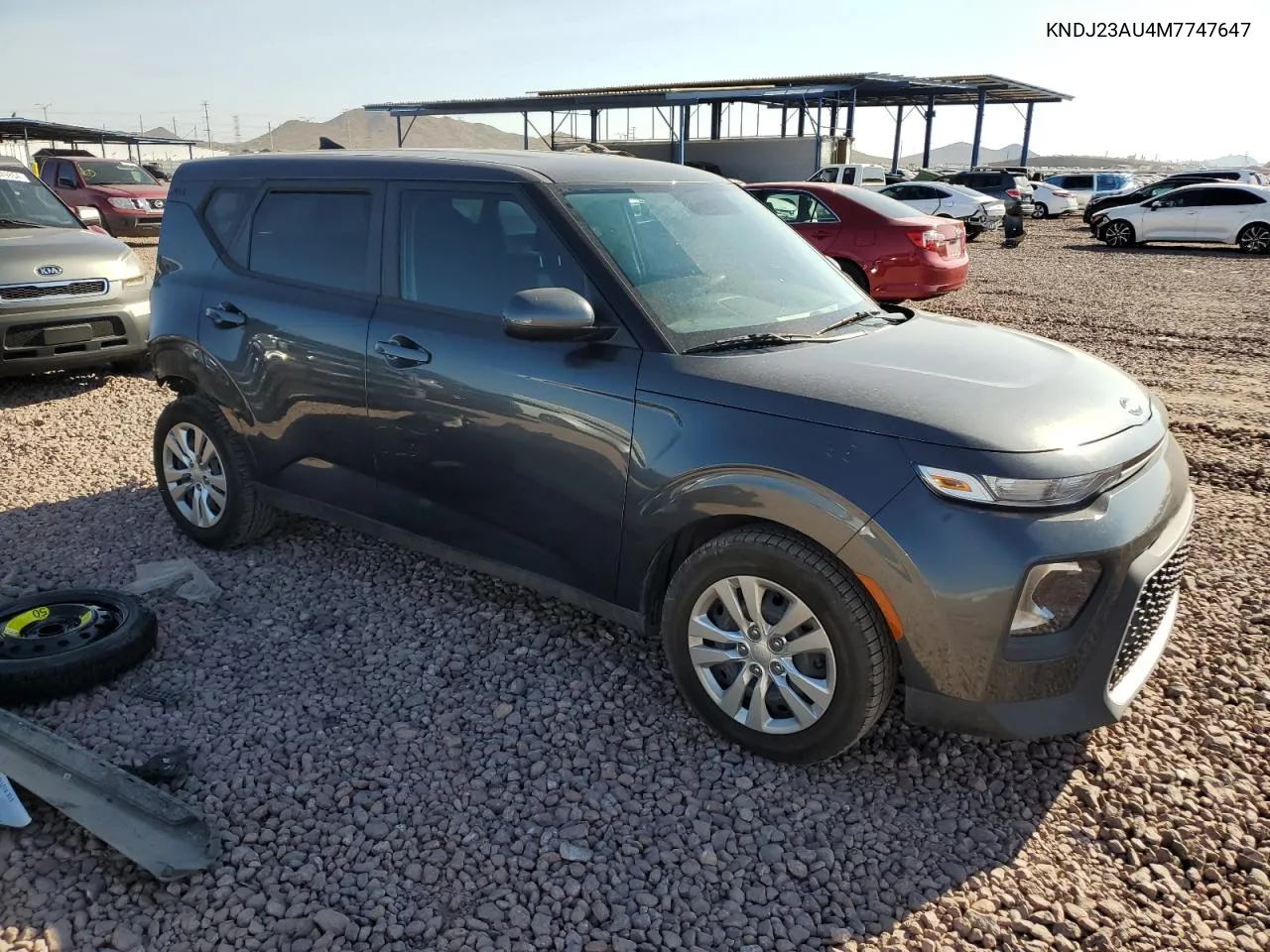 2021 Kia Soul Lx VIN: KNDJ23AU4M7747647 Lot: 70824794