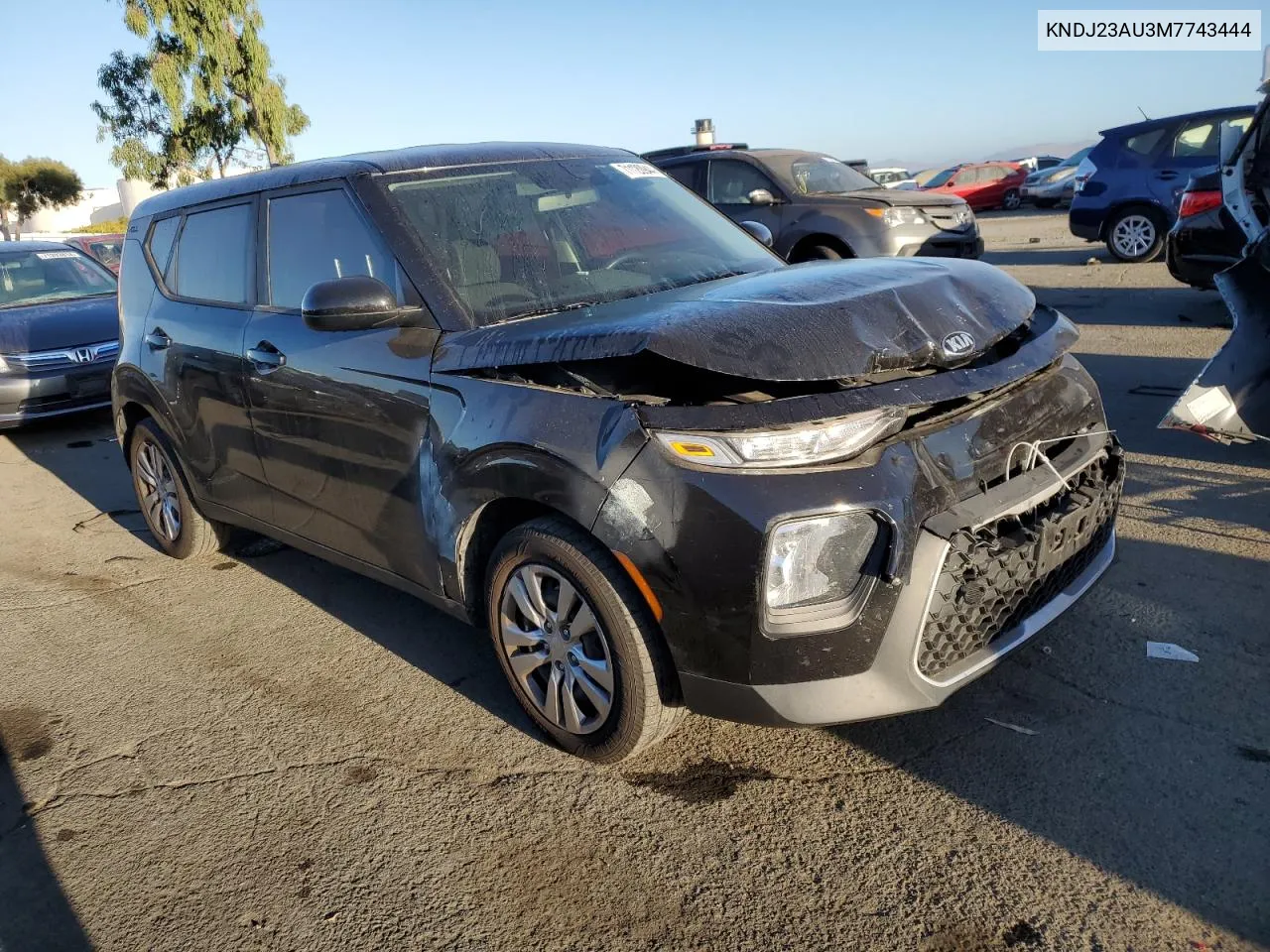 2021 Kia Soul Lx VIN: KNDJ23AU3M7743444 Lot: 71120944