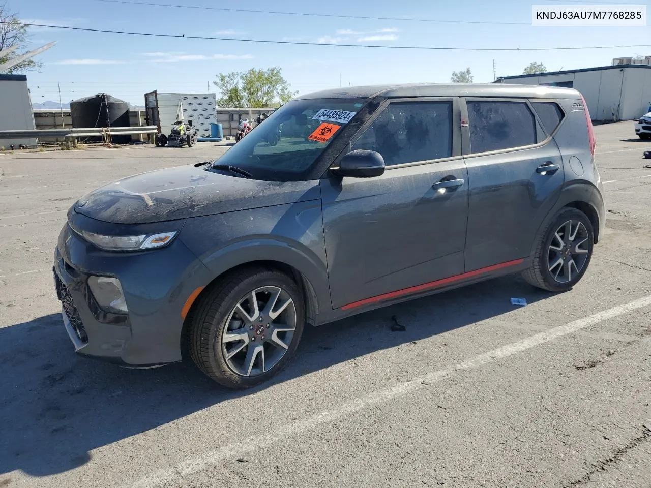 2021 Kia Soul Gt Line VIN: KNDJ63AU7M7768285 Lot: 71183334