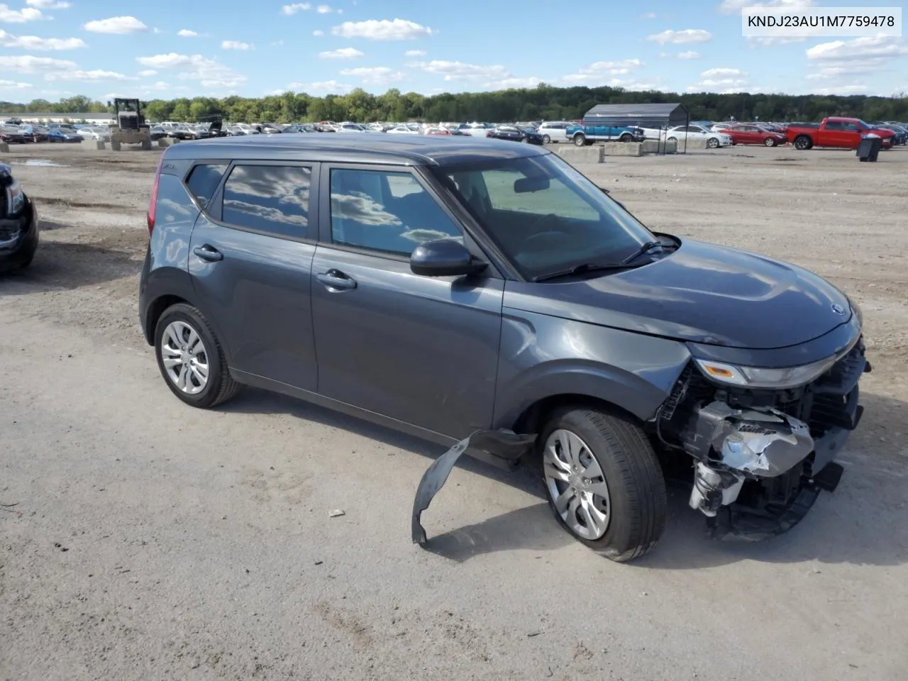 2021 Kia Soul Lx VIN: KNDJ23AU1M7759478 Lot: 71203334