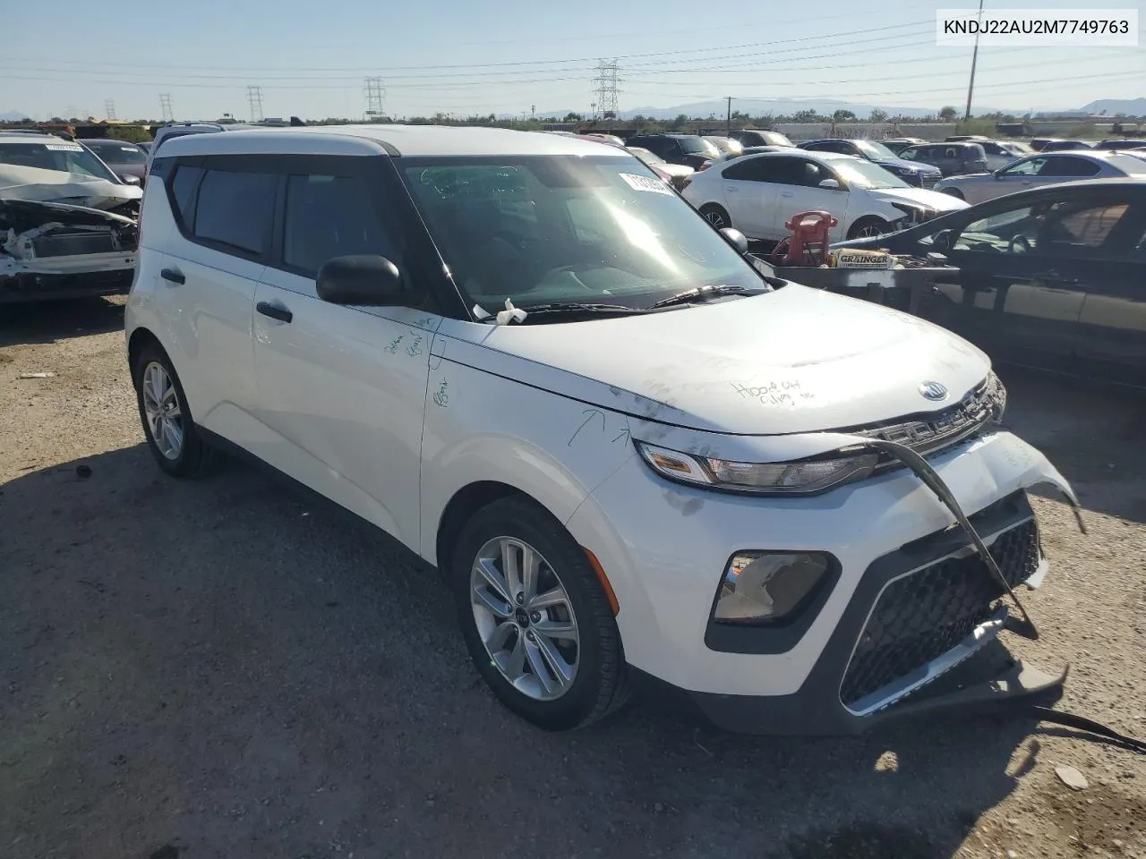 2021 Kia Soul Lx VIN: KNDJ22AU2M7749763 Lot: 71312954