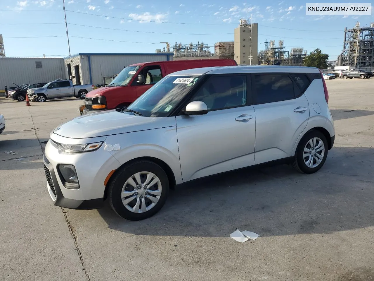 2021 Kia Soul Lx VIN: KNDJ23AU9M7792227 Lot: 71627624