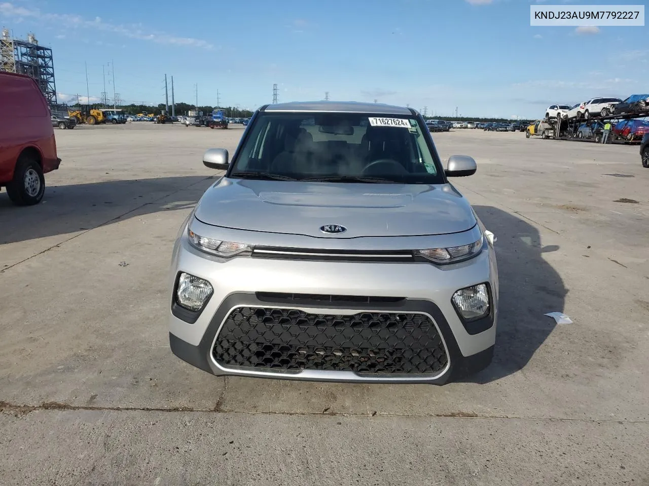 2021 Kia Soul Lx VIN: KNDJ23AU9M7792227 Lot: 71627624