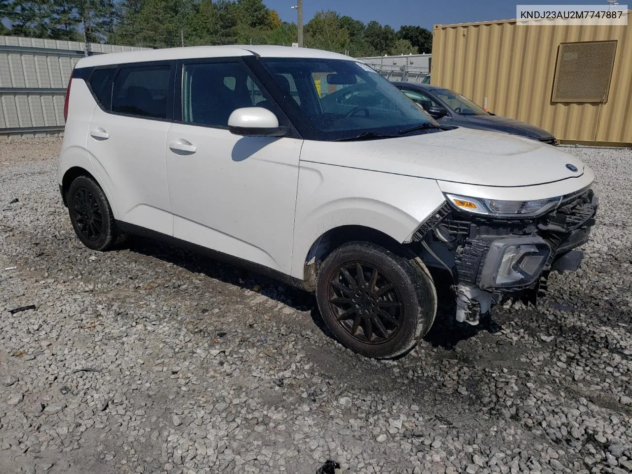 KNDJ23AU2M7747887 2021 Kia Soul Lx