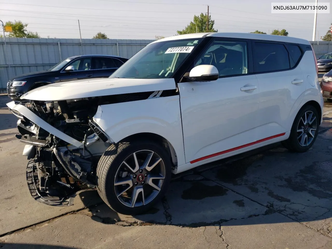 2021 Kia Soul Gt Line VIN: KNDJ63AU7M7131090 Lot: 72777074