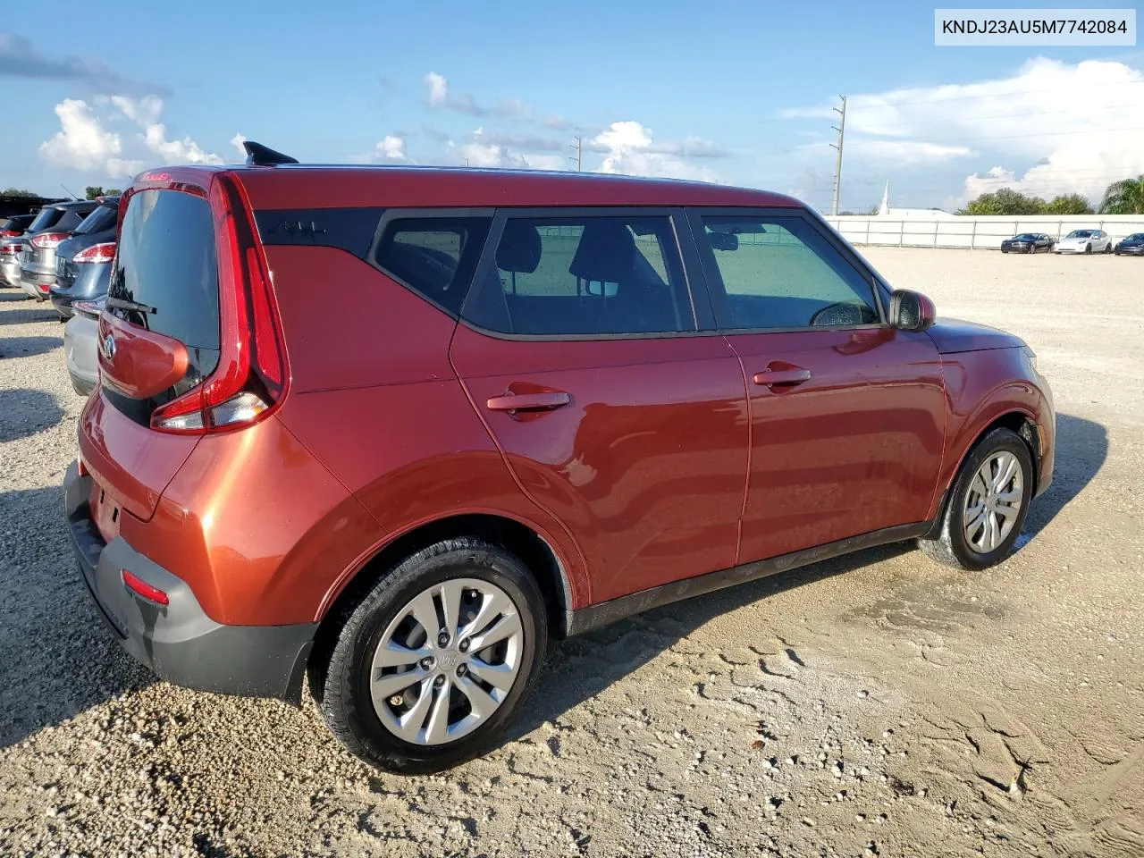 2021 Kia Soul Lx VIN: KNDJ23AU5M7742084 Lot: 73850304