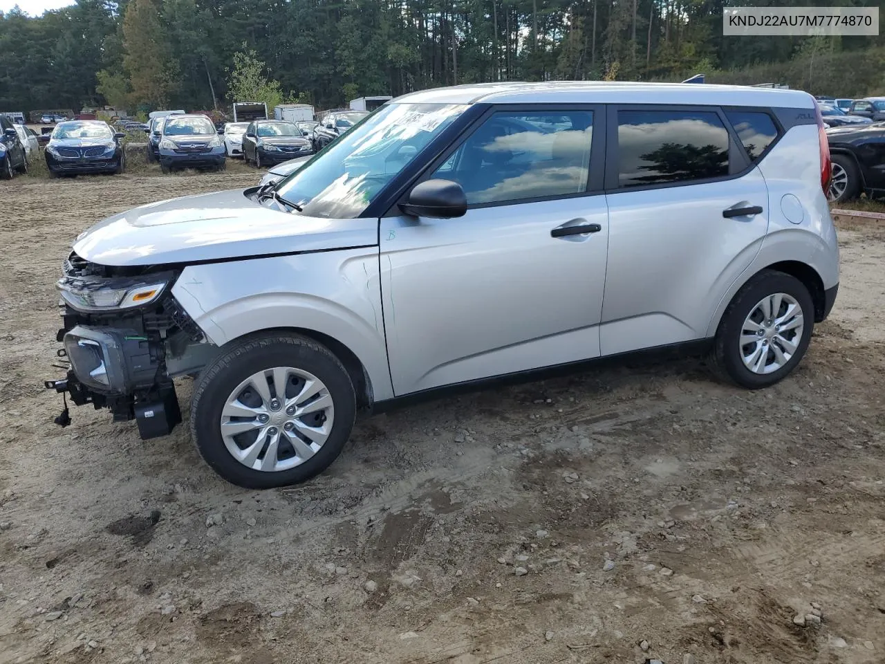 2021 Kia Soul Lx VIN: KNDJ22AU7M7774870 Lot: 74524254