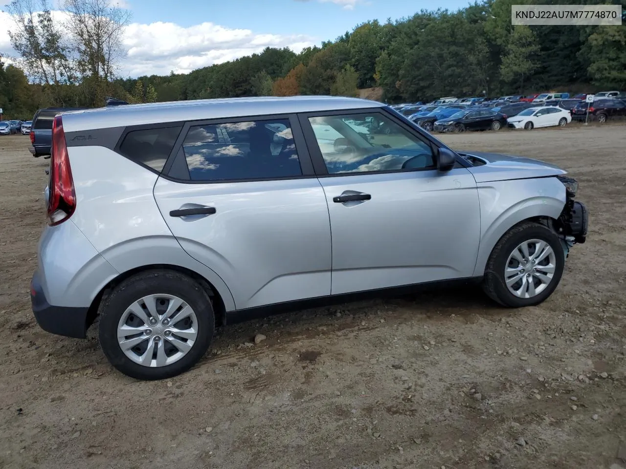 2021 Kia Soul Lx VIN: KNDJ22AU7M7774870 Lot: 74524254