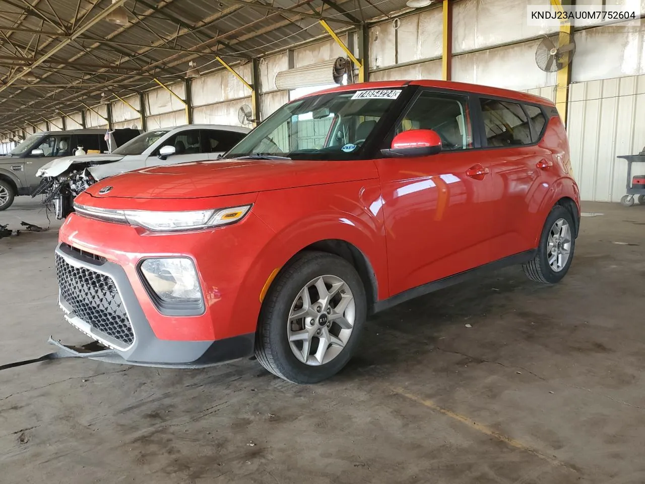 2021 Kia Soul Lx VIN: KNDJ23AU0M7752604 Lot: 74854224