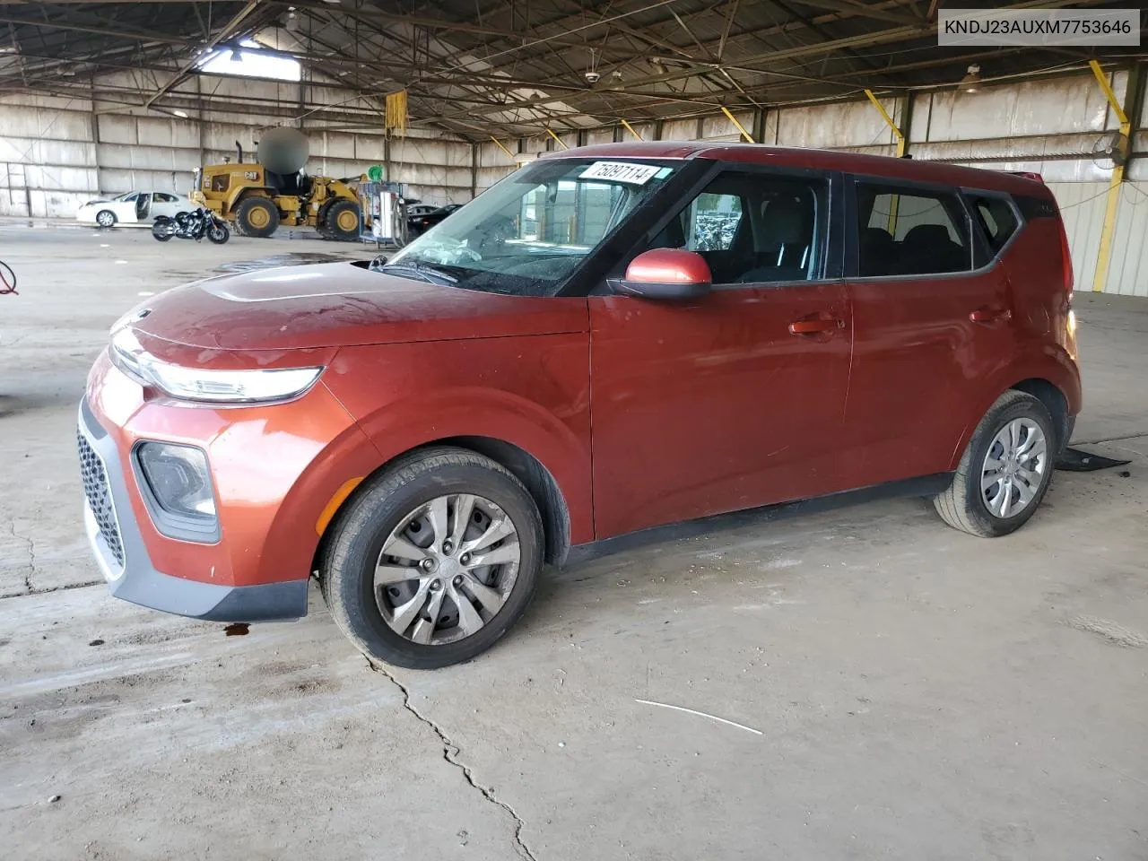 2021 Kia Soul Lx VIN: KNDJ23AUXM7753646 Lot: 75097114