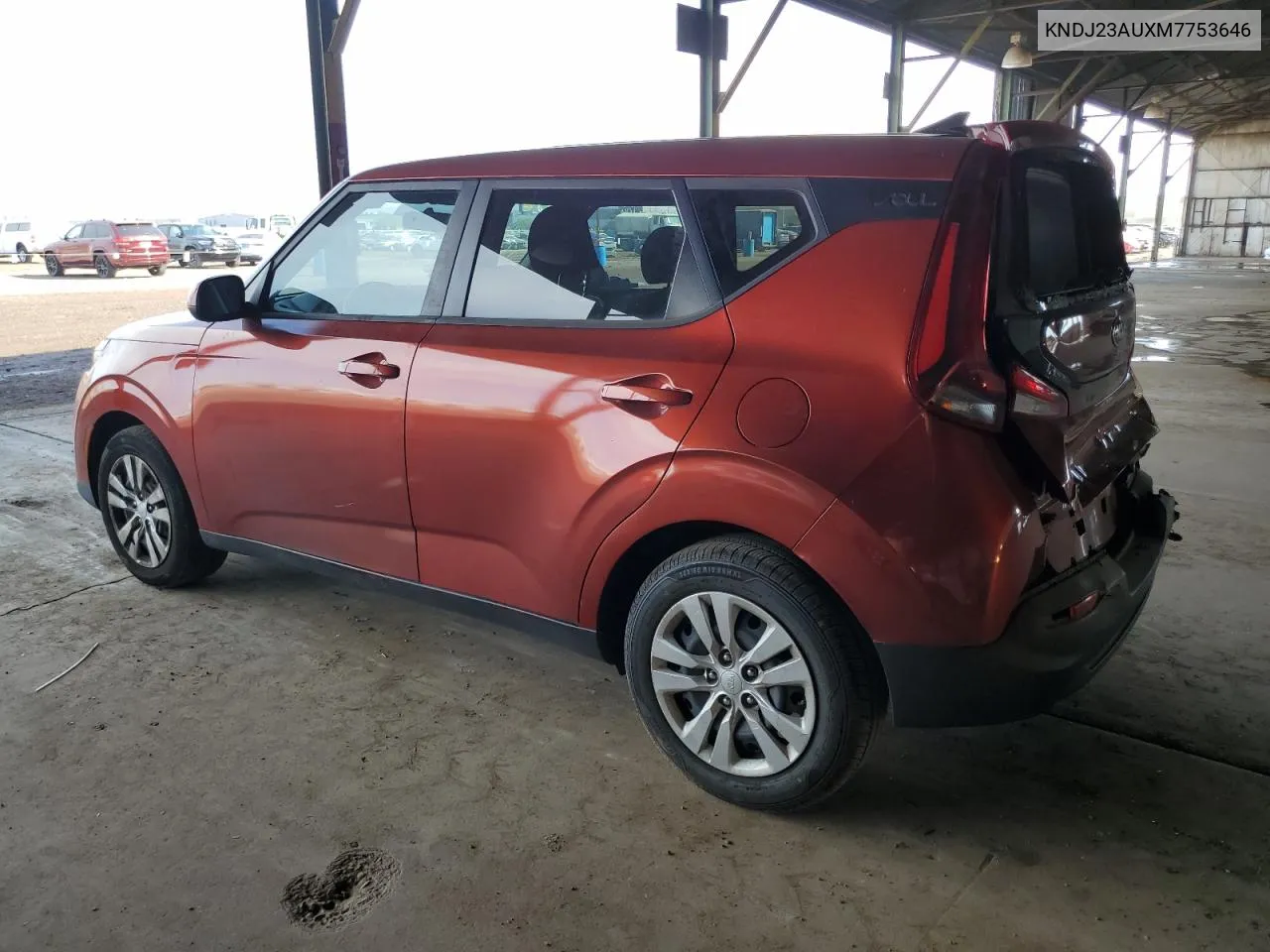 2021 Kia Soul Lx VIN: KNDJ23AUXM7753646 Lot: 75097114