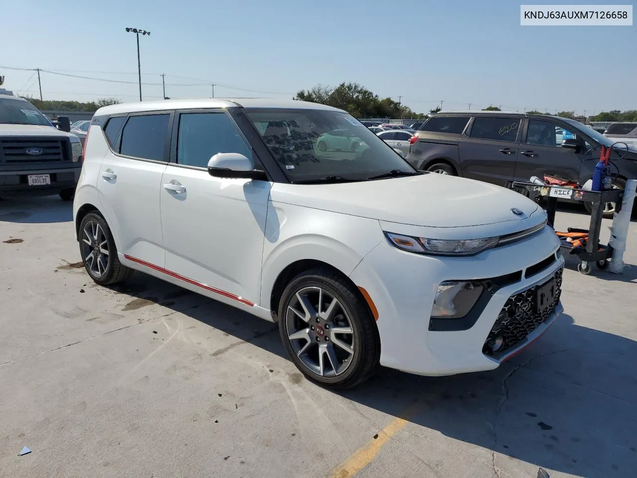 2021 Kia Soul Gt Line VIN: KNDJ63AUXM7126658 Lot: 75207204