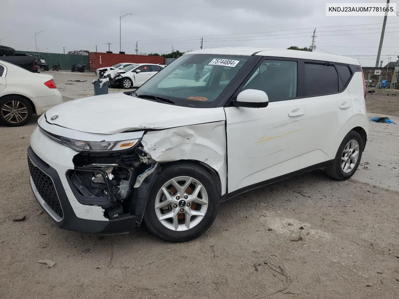 2021 Kia Soul Lx VIN: KNDJ23AU0M7781665 Lot: 75744884