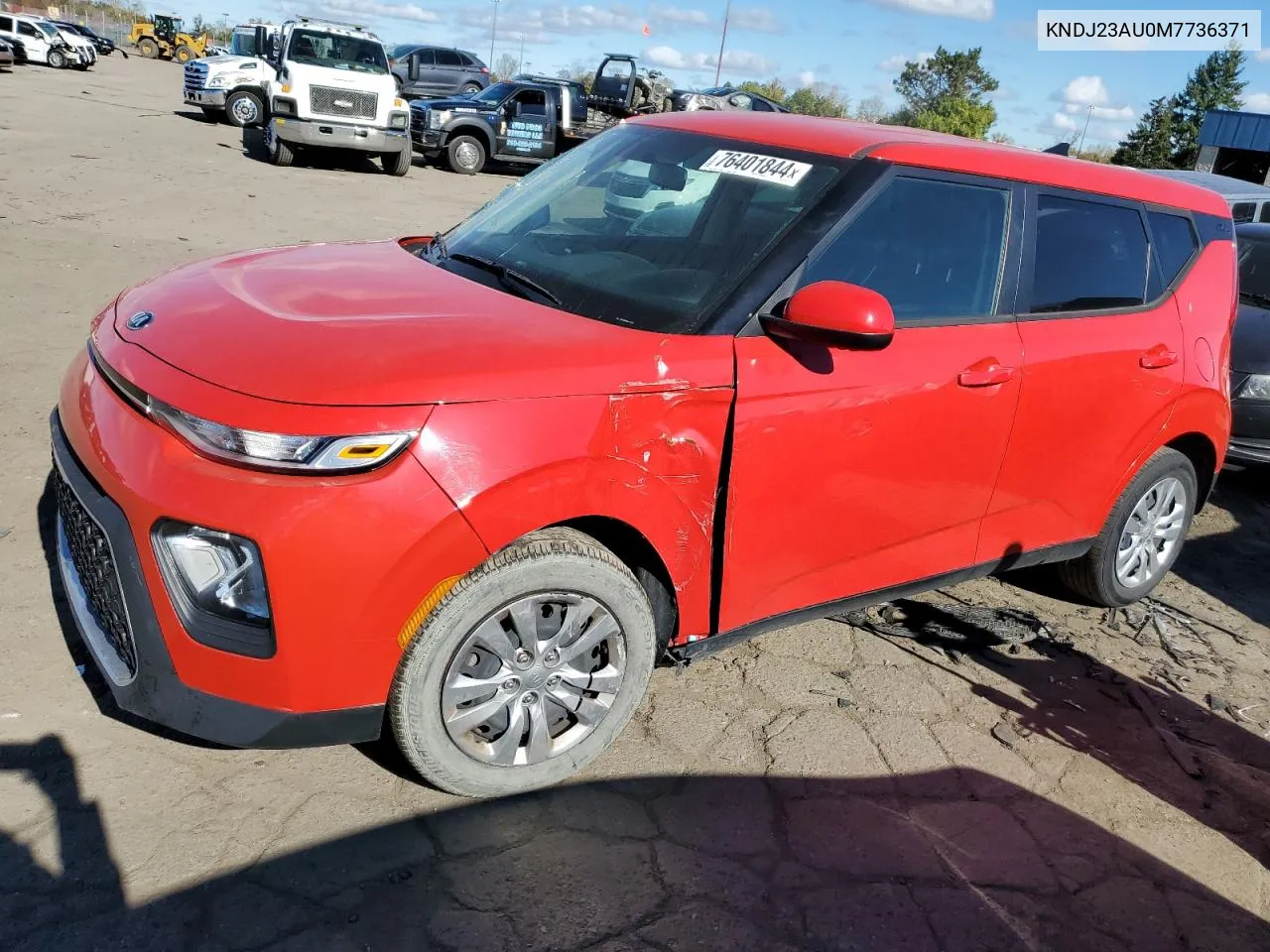 2021 Kia Soul Lx VIN: KNDJ23AU0M7736371 Lot: 76401844