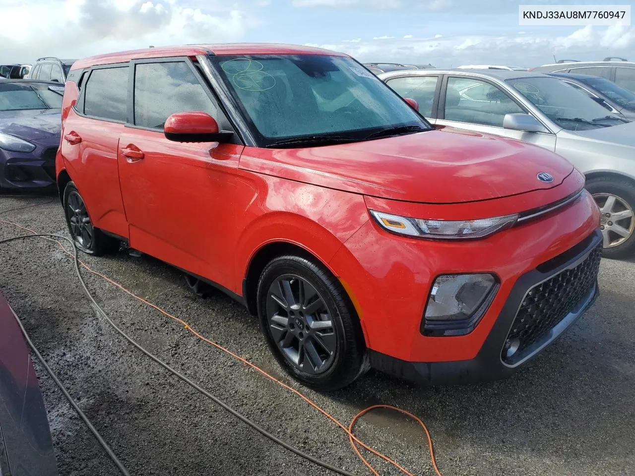 2021 Kia Soul Ex VIN: KNDJ33AU8M7760947 Lot: 76480494