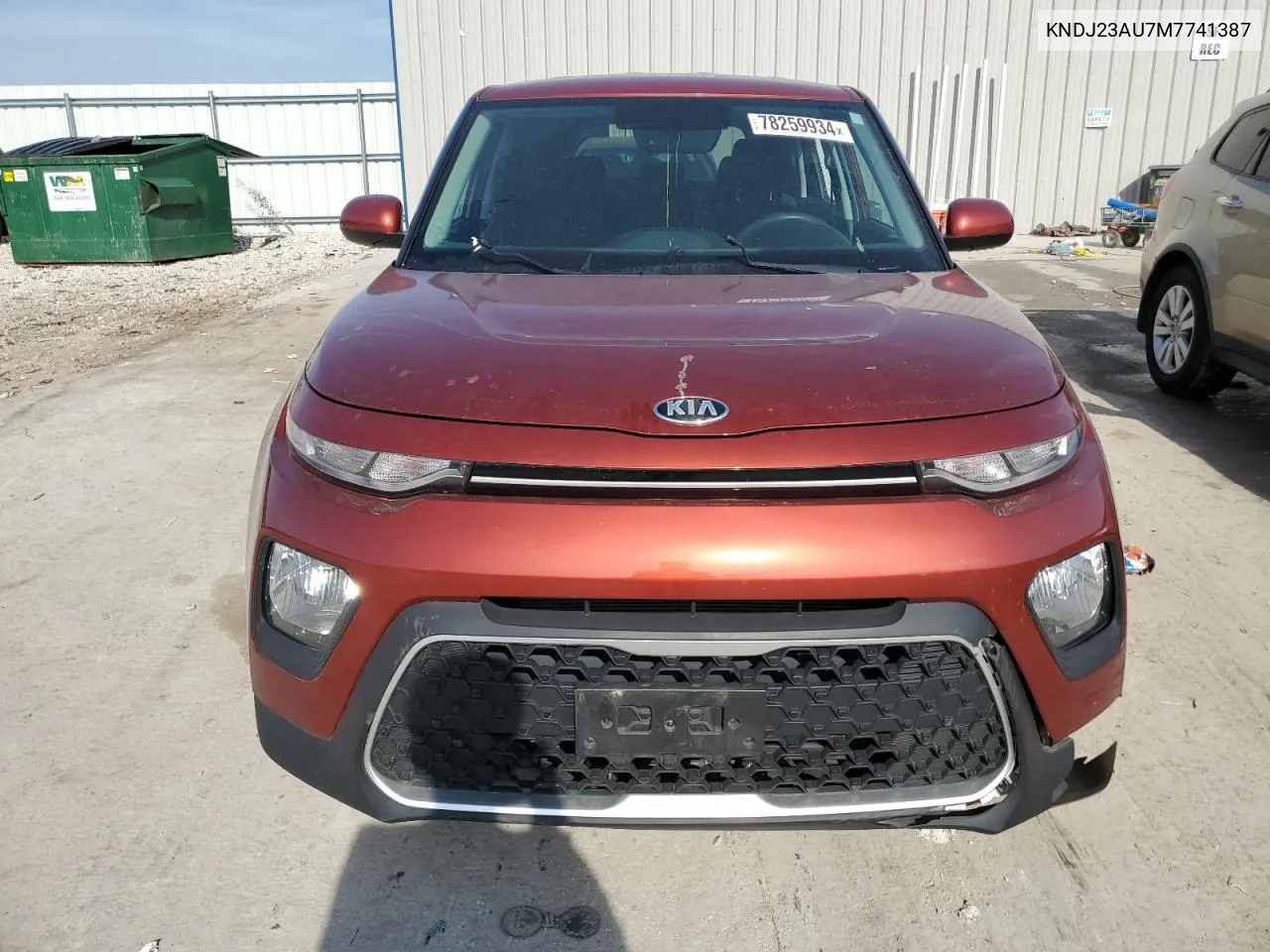 2021 Kia Soul Lx VIN: KNDJ23AU7M7741387 Lot: 78259934