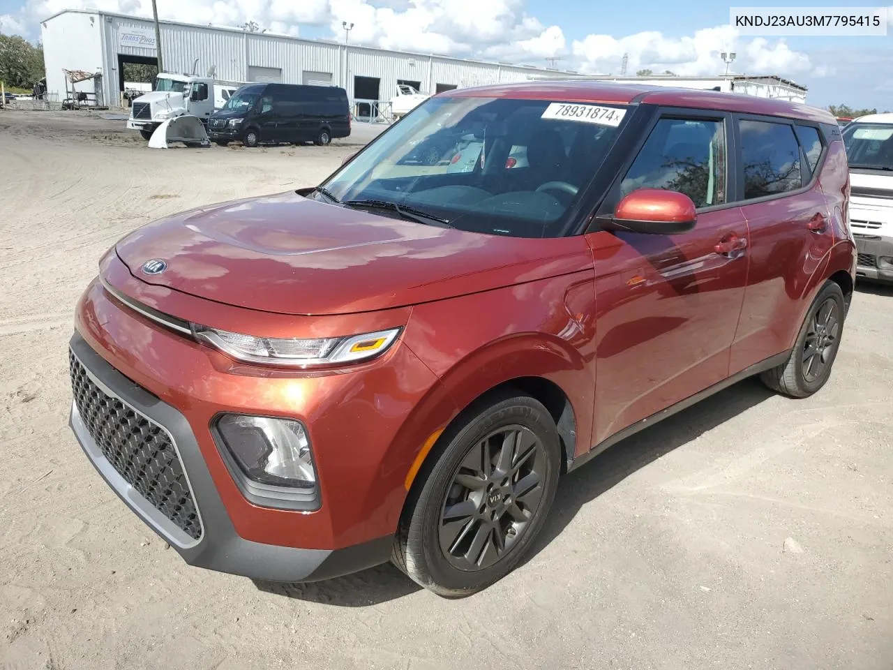 2021 Kia Soul Lx VIN: KNDJ23AU3M7795415 Lot: 78931874