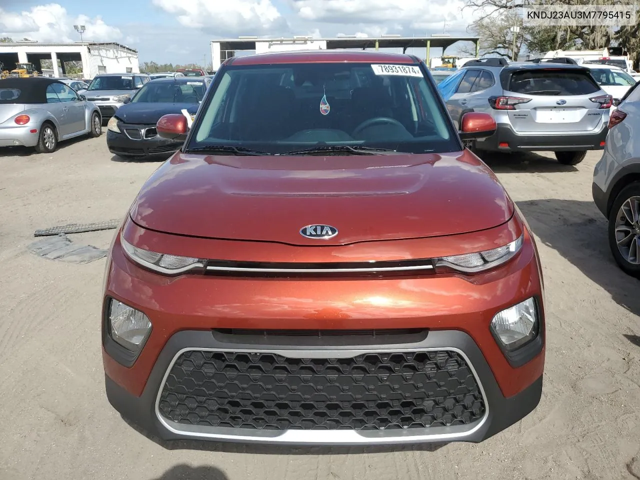 2021 Kia Soul Lx VIN: KNDJ23AU3M7795415 Lot: 78931874