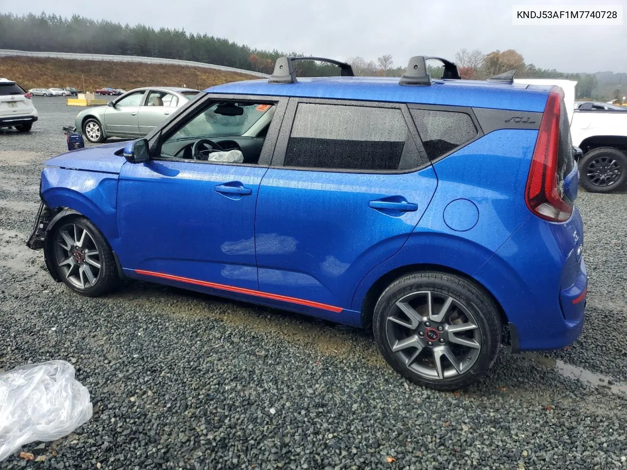 2021 Kia Soul Gt-Line Turbo VIN: KNDJ53AF1M7740728 Lot: 81452354