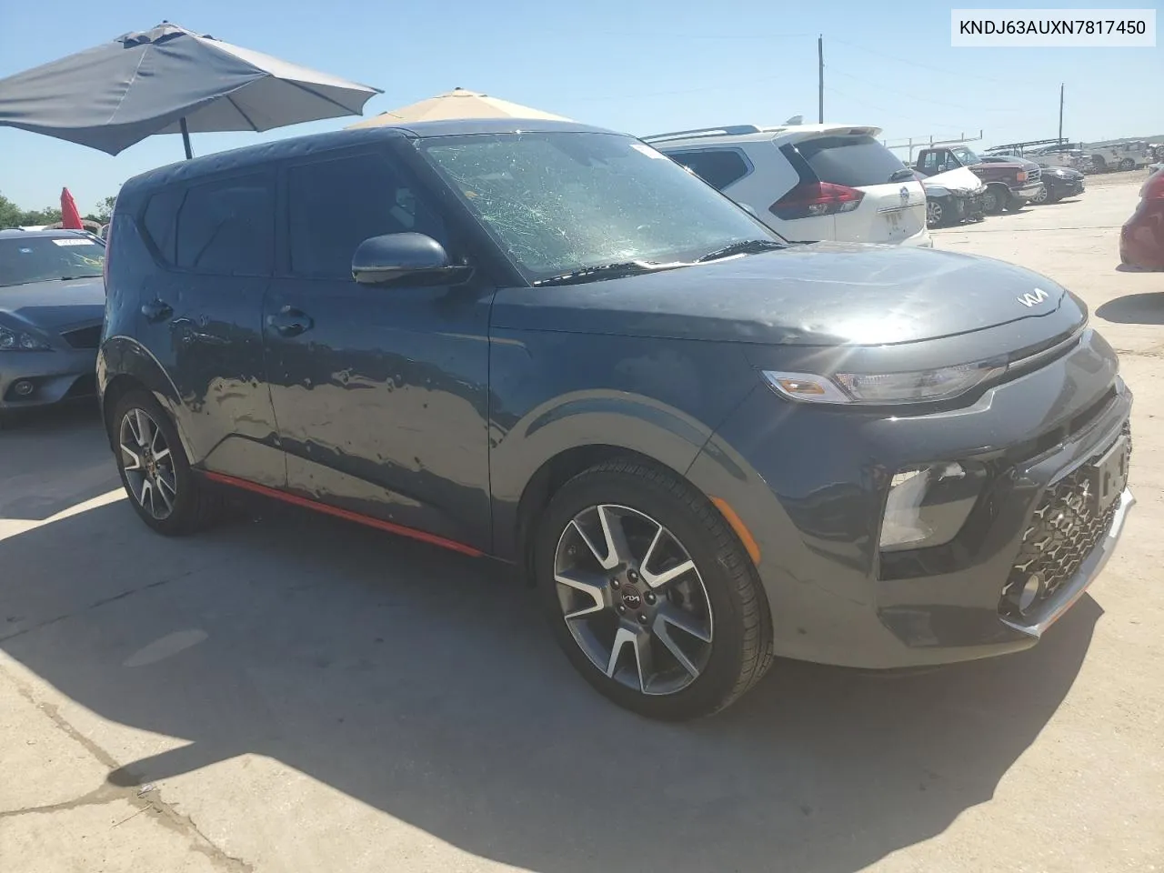 2022 Kia Soul Gt Line VIN: KNDJ63AUXN7817450 Lot: 57712144