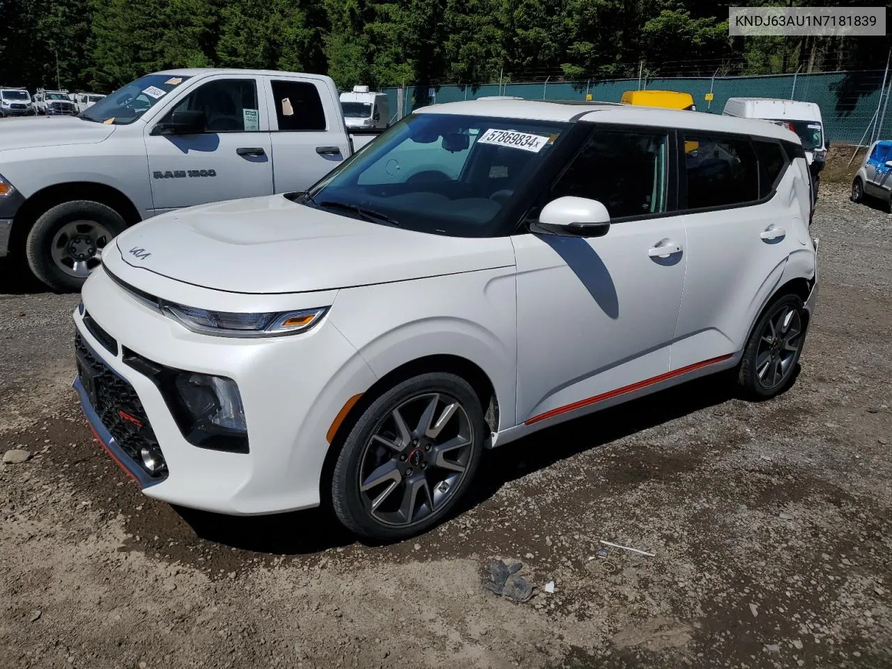 2022 Kia Soul Gt Line VIN: KNDJ63AU1N7181839 Lot: 57869834