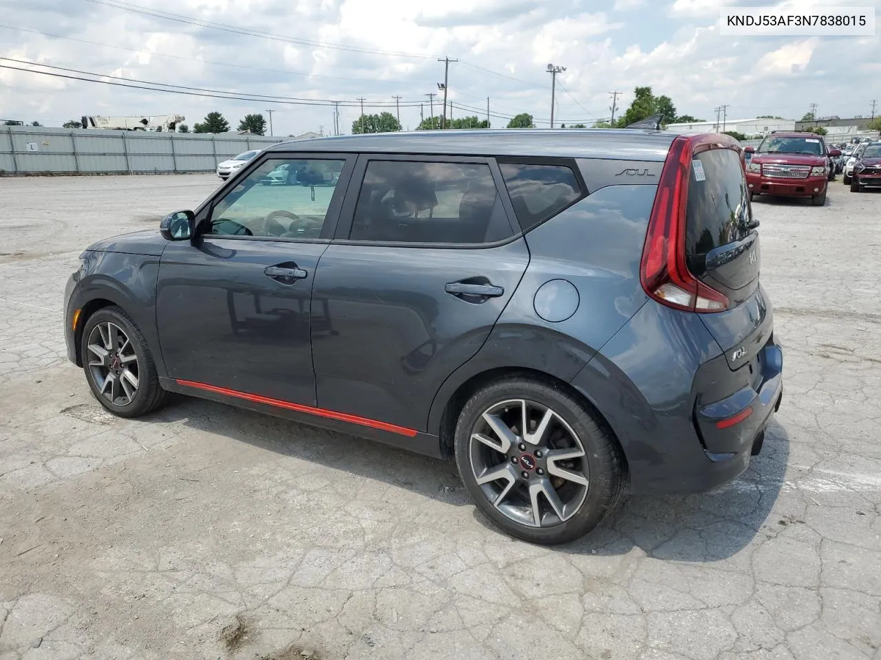 2022 Kia Soul Gt-Line Turbo VIN: KNDJ53AF3N7838015 Lot: 61674414