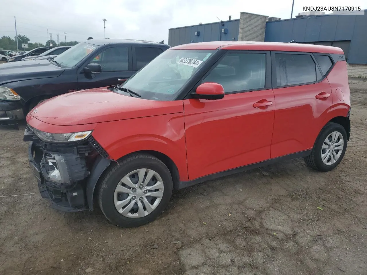 2022 Kia Soul Lx VIN: KNDJ23AU8N7170915 Lot: 62220044