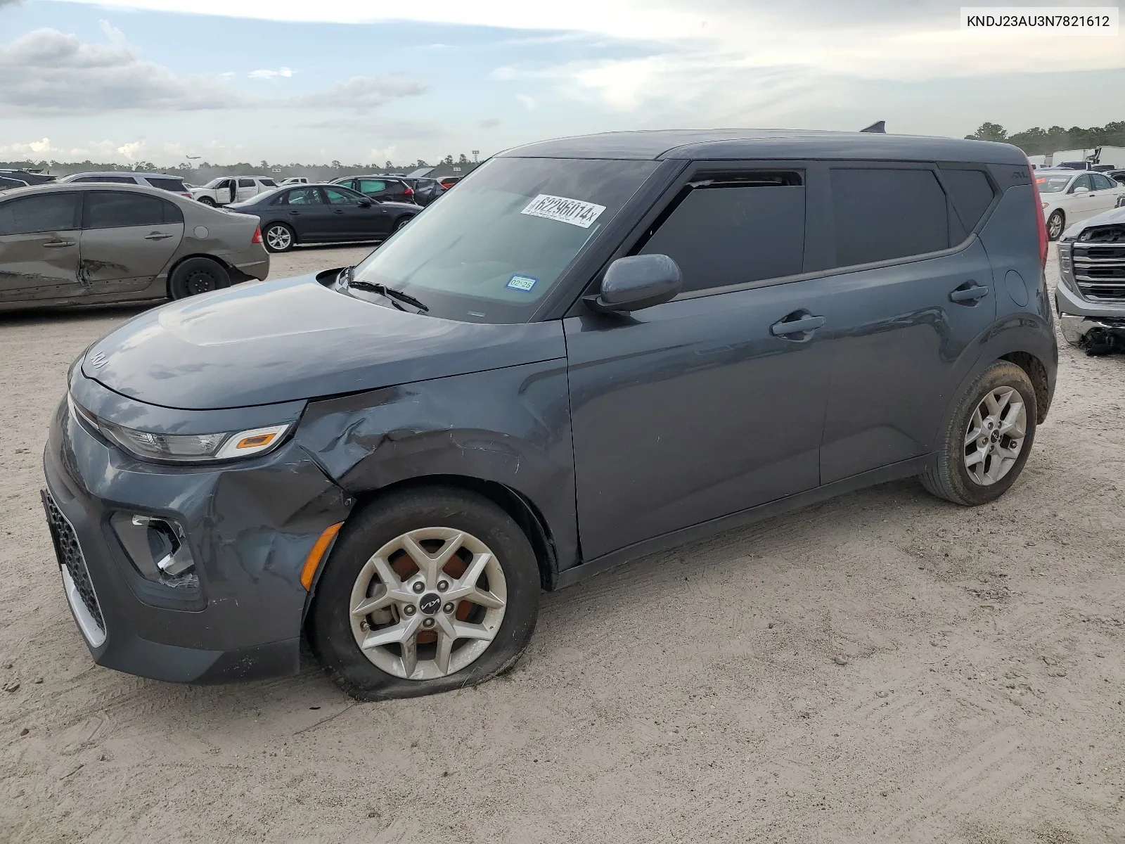 2022 Kia Soul Lx VIN: KNDJ23AU3N7821612 Lot: 62296014