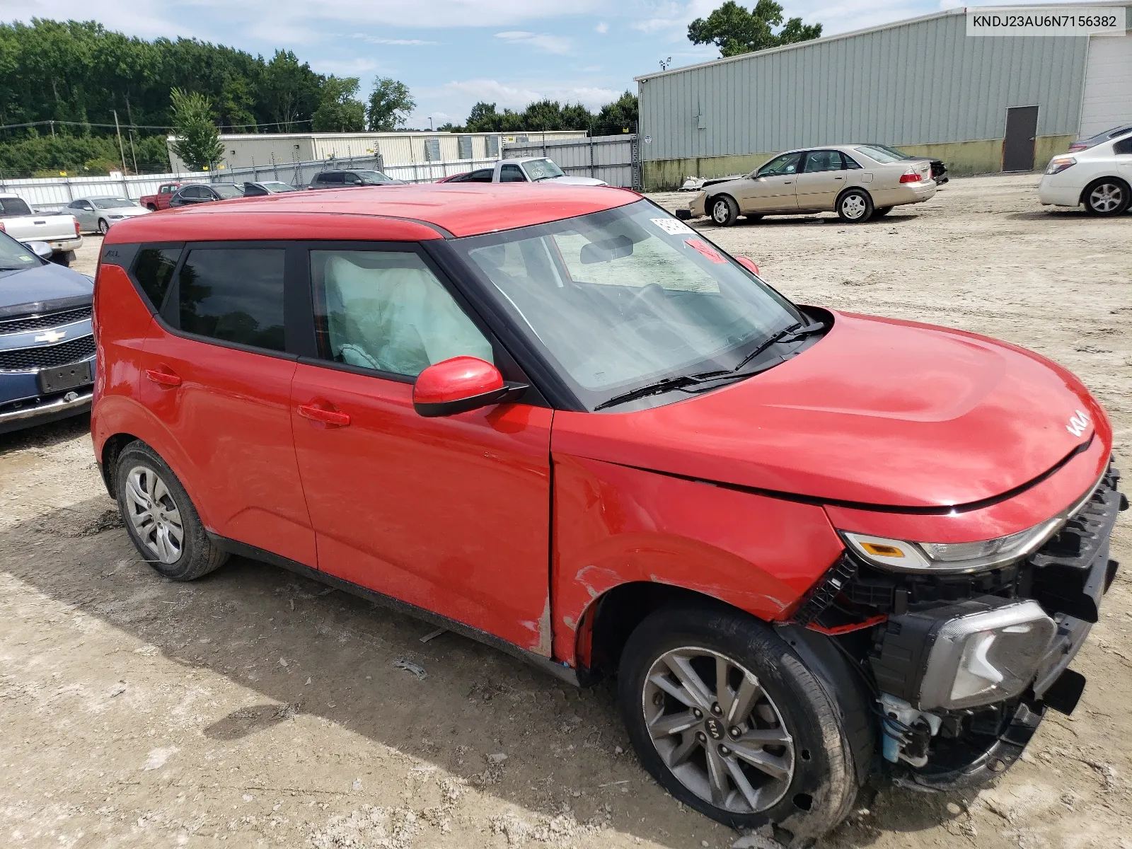 2022 Kia Soul Lx VIN: KNDJ23AU6N7156382 Lot: 64314624