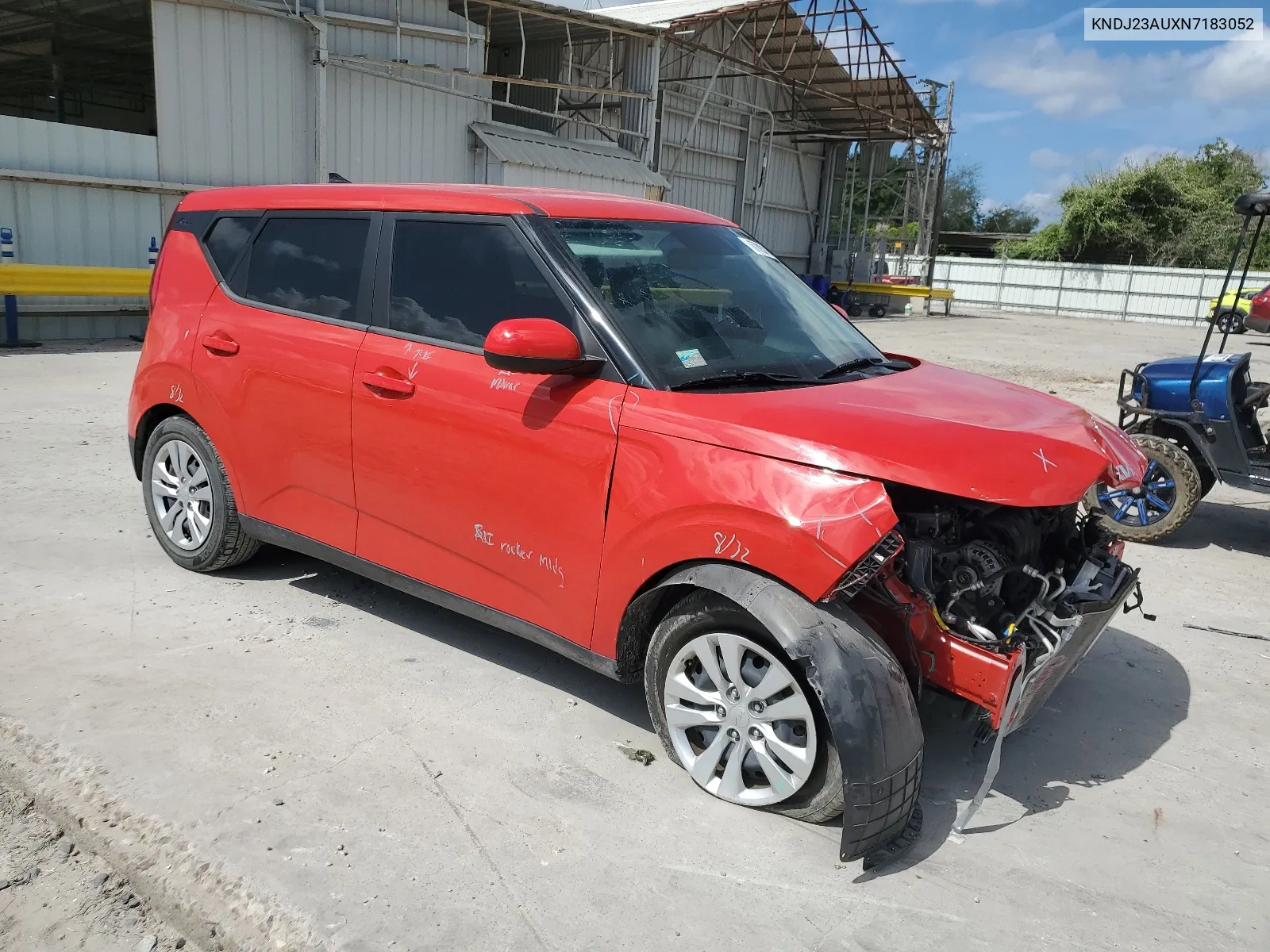 2022 Kia Soul Lx VIN: KNDJ23AUXN7183052 Lot: 67092194