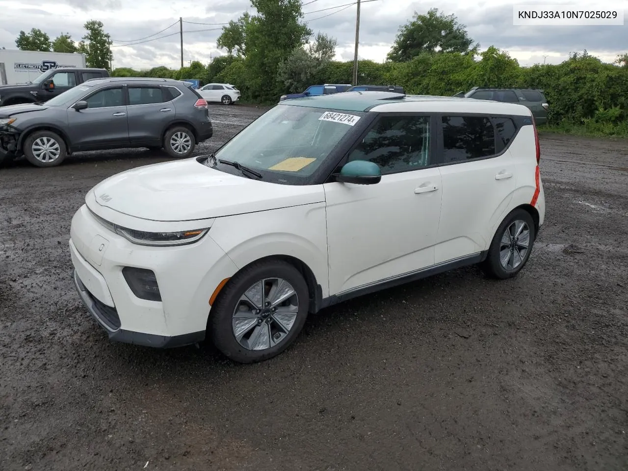 2022 Kia Soul Ev Limited VIN: KNDJ33A10N7025029 Lot: 68421274