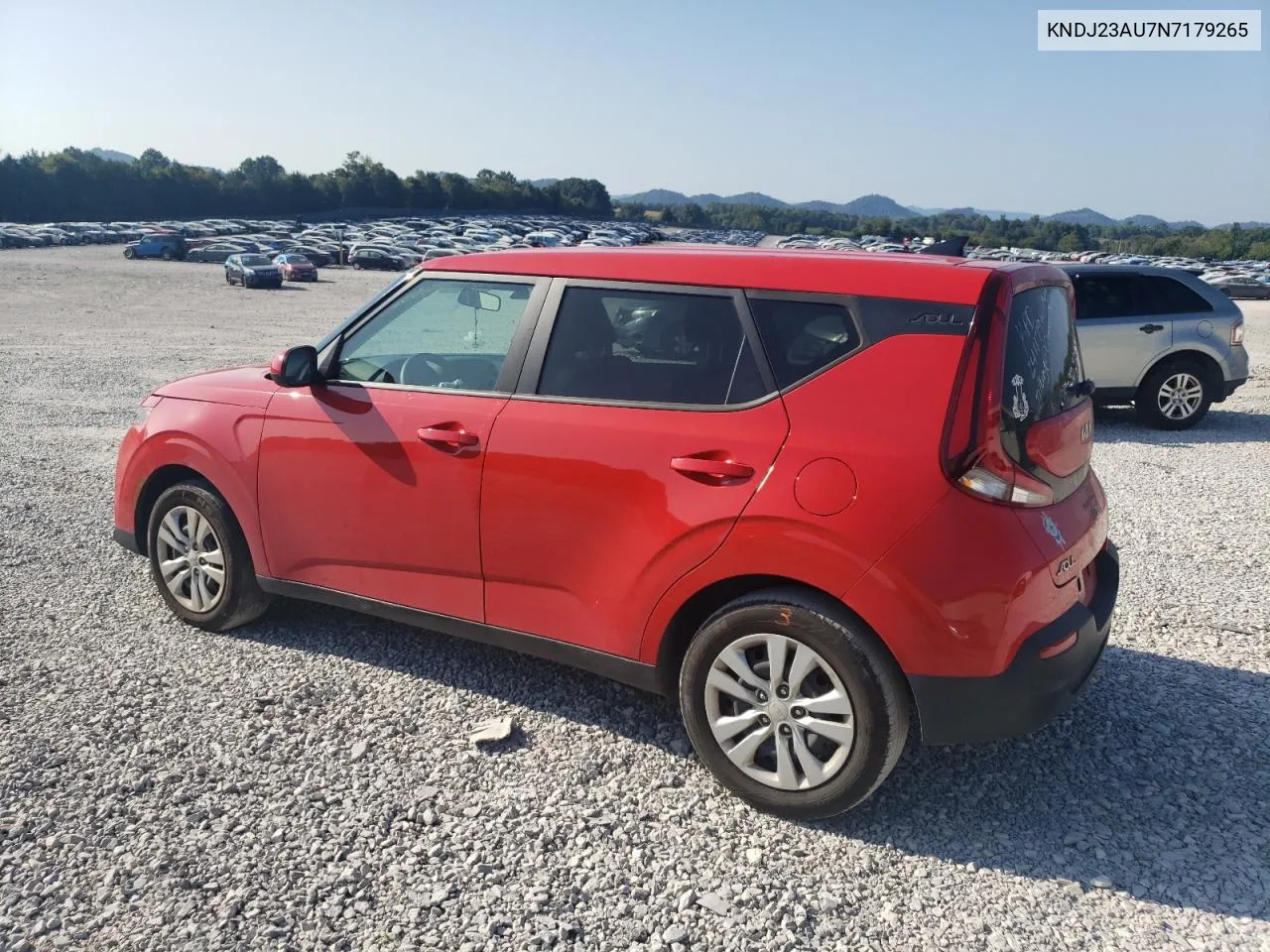 2022 Kia Soul Lx VIN: KNDJ23AU7N7179265 Lot: 68838924