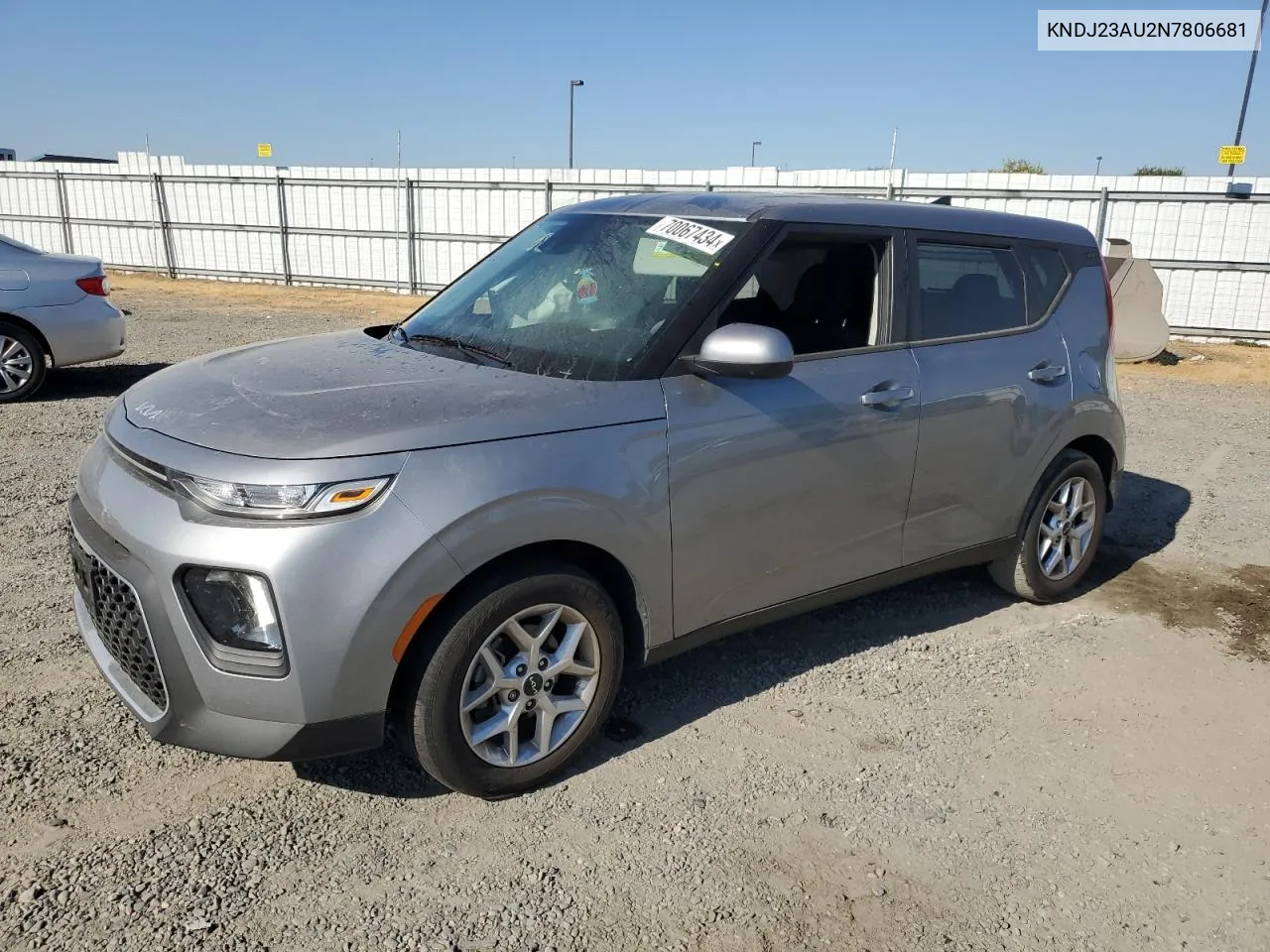 2022 Kia Soul Lx VIN: KNDJ23AU2N7806681 Lot: 70067434