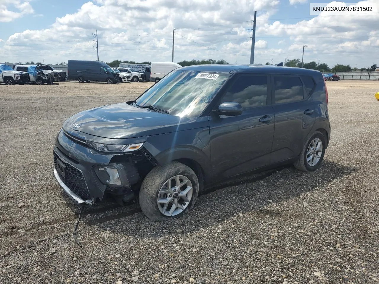 2022 Kia Soul Lx VIN: KNDJ23AU2N7831502 Lot: 70097934