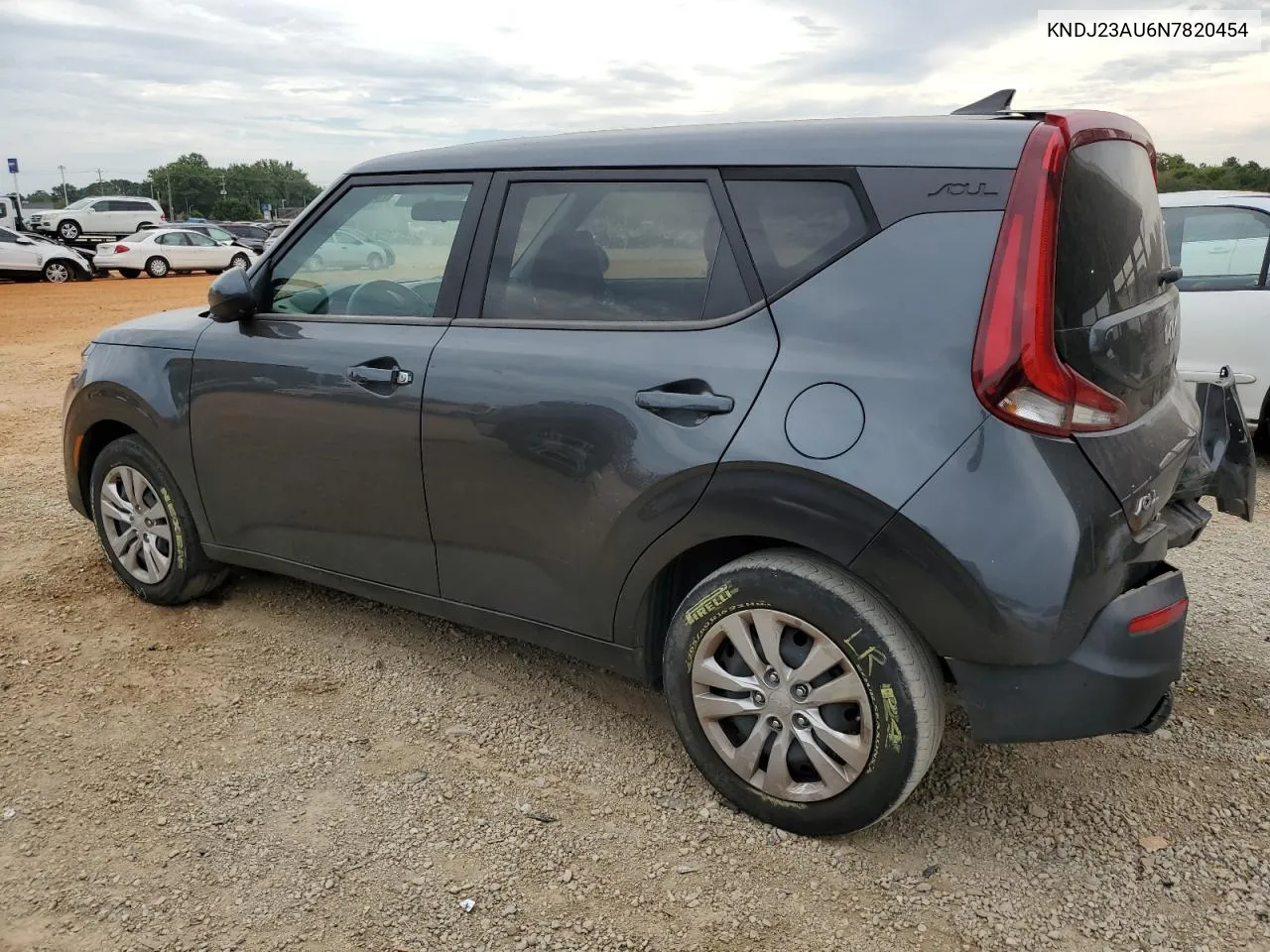 2022 Kia Soul Lx VIN: KNDJ23AU6N7820454 Lot: 70457424