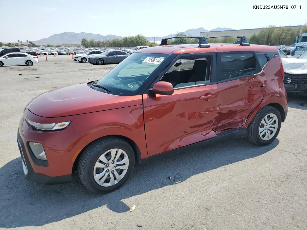 2022 Kia Soul Lx VIN: KNDJ23AU5N7810711 Lot: 70686154