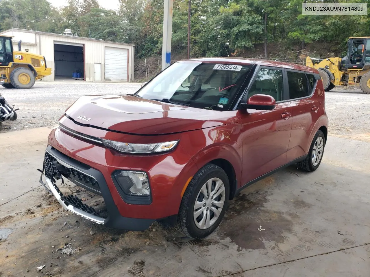 2022 Kia Soul Lx VIN: KNDJ23AU9N7814809 Lot: 71885534