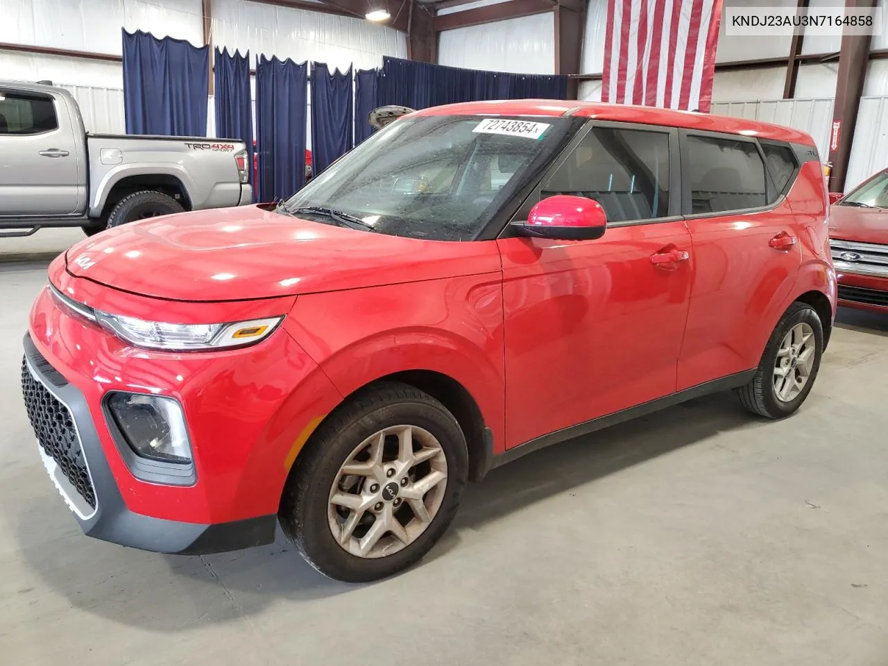 2022 Kia Soul Lx VIN: KNDJ23AU3N7164858 Lot: 72743854