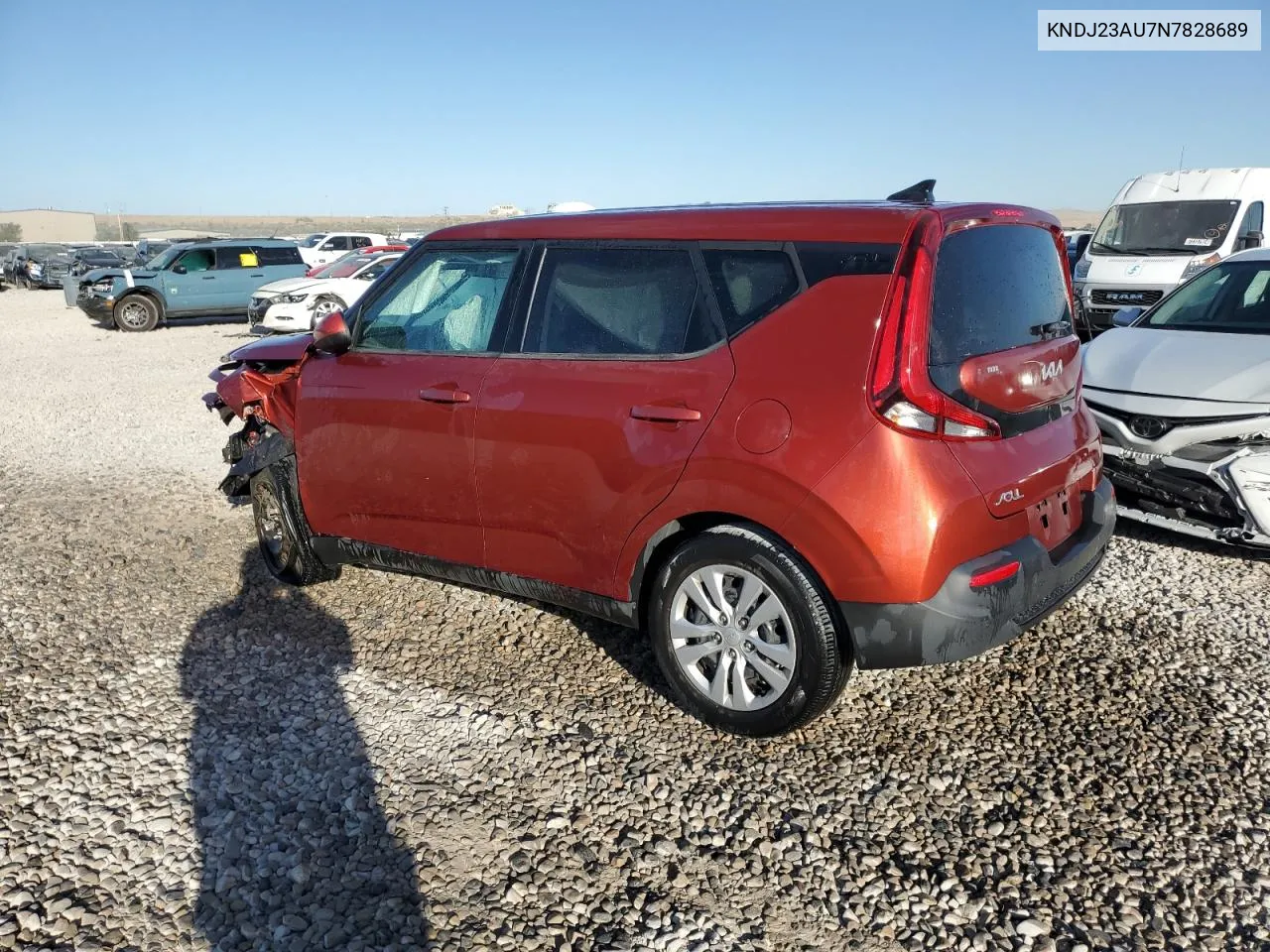 2022 Kia Soul Lx VIN: KNDJ23AU7N7828689 Lot: 72929534