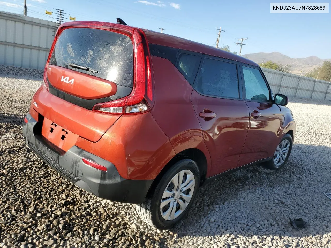 2022 Kia Soul Lx VIN: KNDJ23AU7N7828689 Lot: 72929534