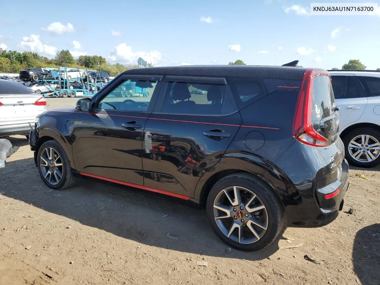 2022 Kia Soul Gt Line VIN: KNDJ63AU1N7163700 Lot: 74763664