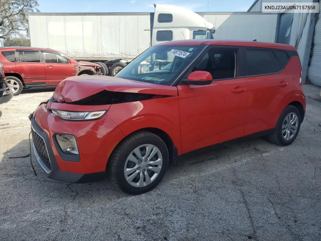 2022 Kia Soul Lx VIN: KNDJ23AU0N7157558 Lot: 74871574