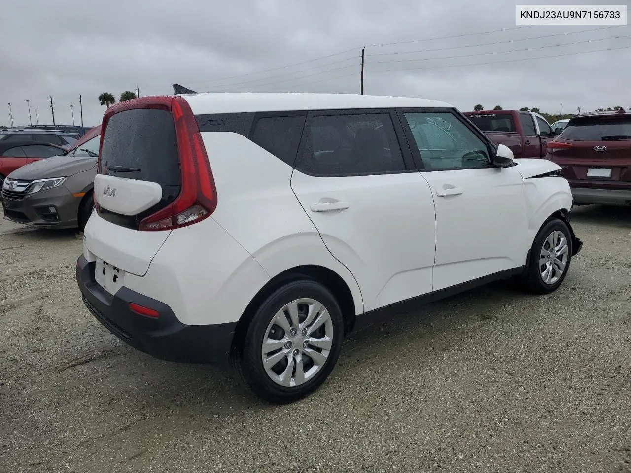 2022 Kia Soul Lx VIN: KNDJ23AU9N7156733 Lot: 74904524