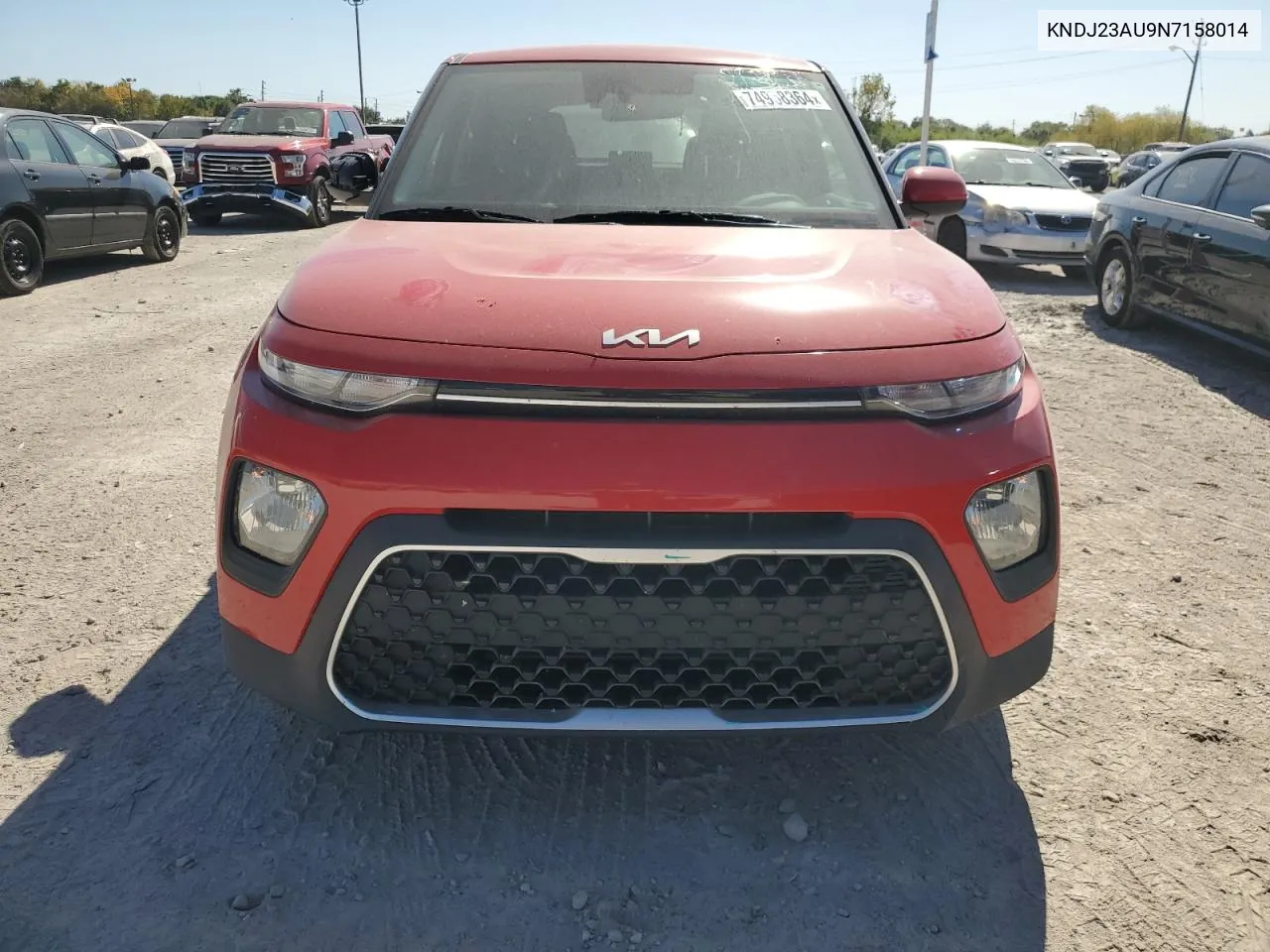 2022 Kia Soul Lx VIN: KNDJ23AU9N7158014 Lot: 74958364