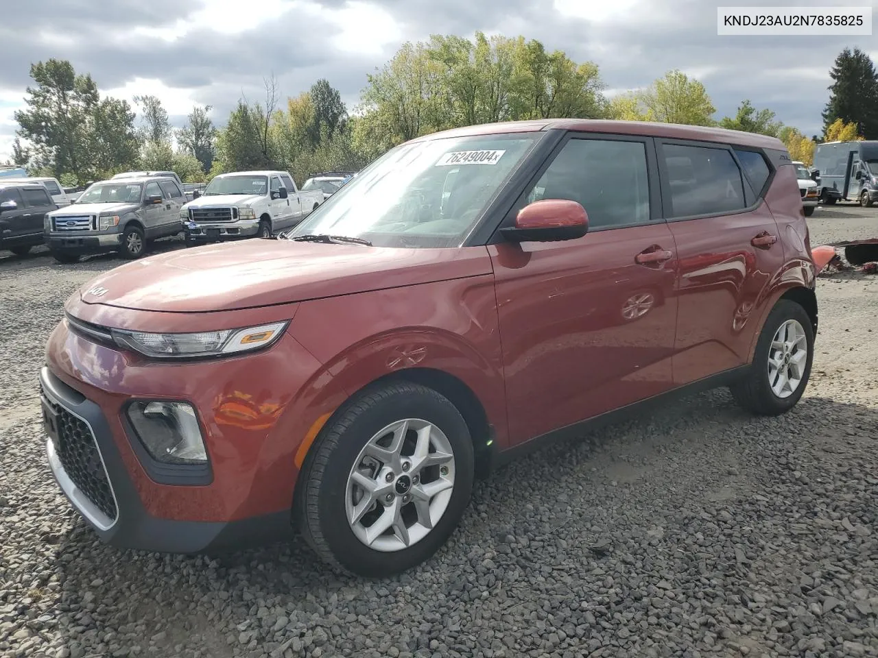 2022 Kia Soul Lx VIN: KNDJ23AU2N7835825 Lot: 76249004