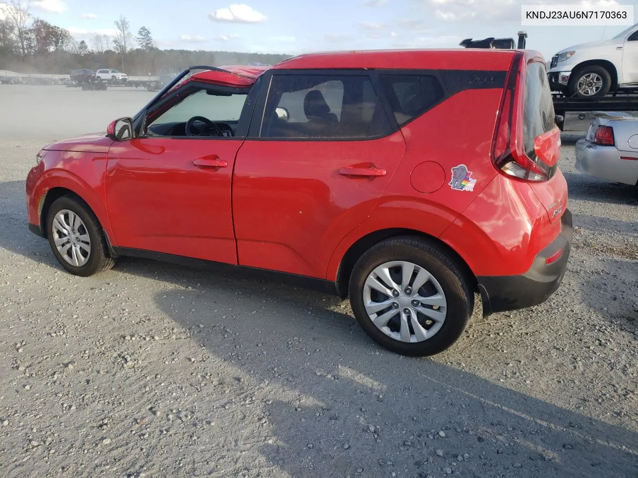 2022 Kia Soul Lx VIN: KNDJ23AU6N7170363 Lot: 78241024