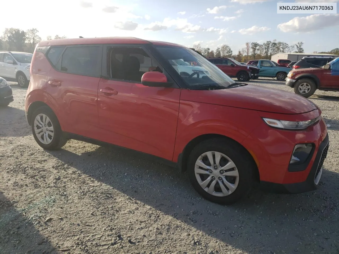 2022 Kia Soul Lx VIN: KNDJ23AU6N7170363 Lot: 78241024